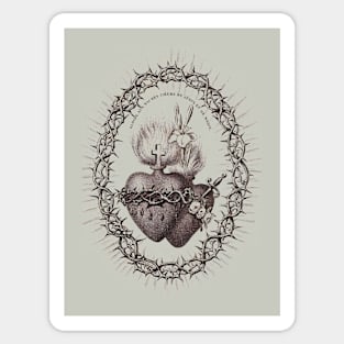 Sacred Hearts of Jesus and Mary Sticker